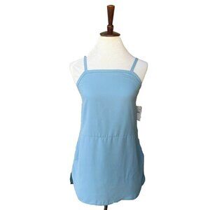 Valette Women's Blue Tourmaline Strappy Tunic Top Size XS